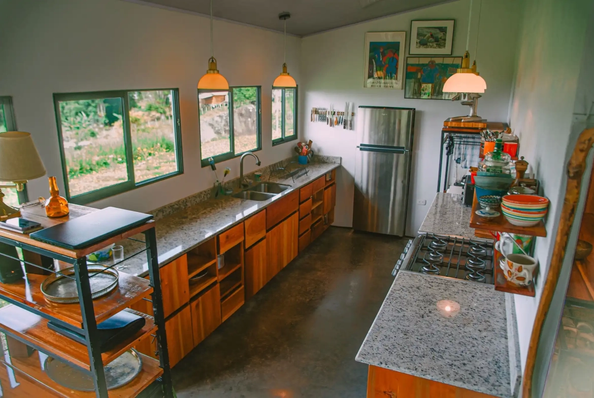Off Grid Home for Sale Buenos Aires Costa Rica - Kitchen