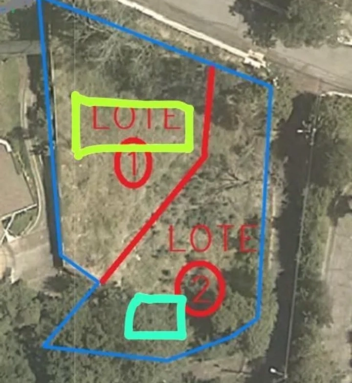 2 Development Lots For Sale By Owner in Escazu - Lot Map