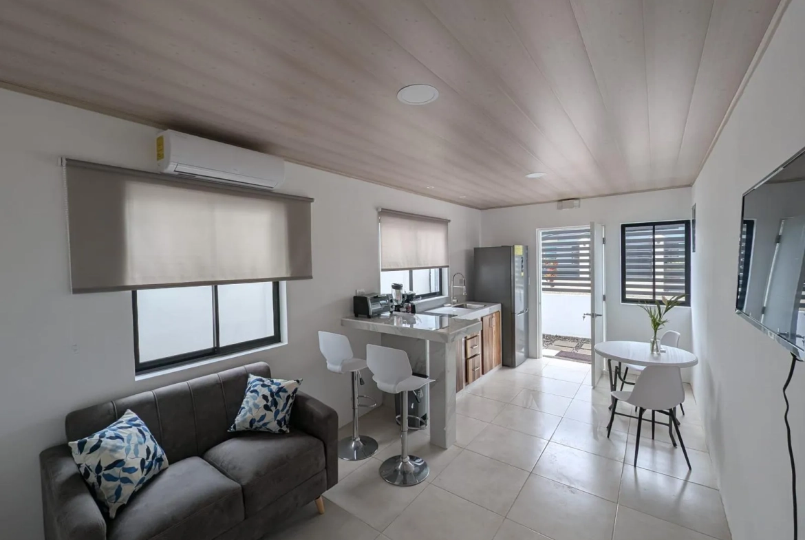 3 New Investment Apartments in Uvita Bahia Ballena for Sale By Owner - Open Kitchen Living Area