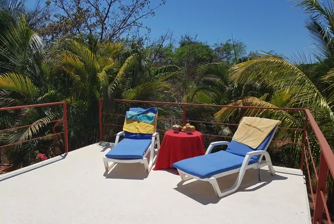 Fully Furnished Blue Zone Home in Playa Lagarto for Sale By Owner - Rooftop Terrace