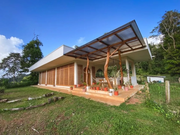 Off-grid Eco Home on 76 Acres Near Cahuita Costa Rica - For Sale By Owner