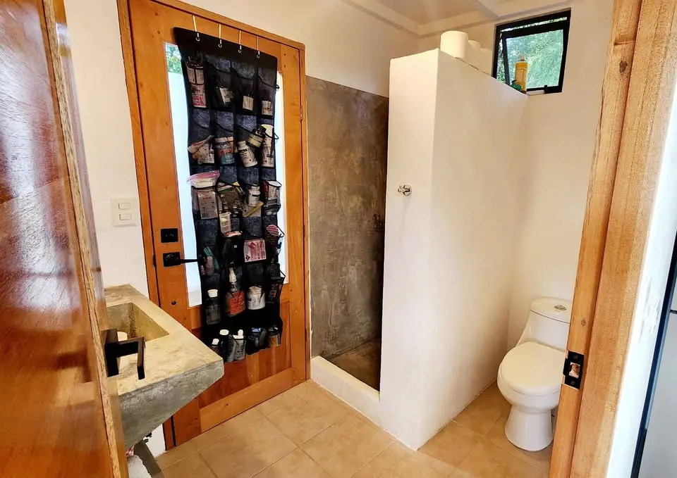 1 BR 1 Bath Cabina Near Beautiful Playa Negra Beach in Puerto Viejo for Sale - Bathroom