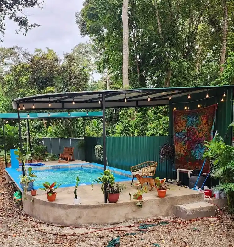 1 BR 1 Bath Cabina Near Beautiful Playa Negra Beach in Puerto Viejo for Sale by Owner - Pool