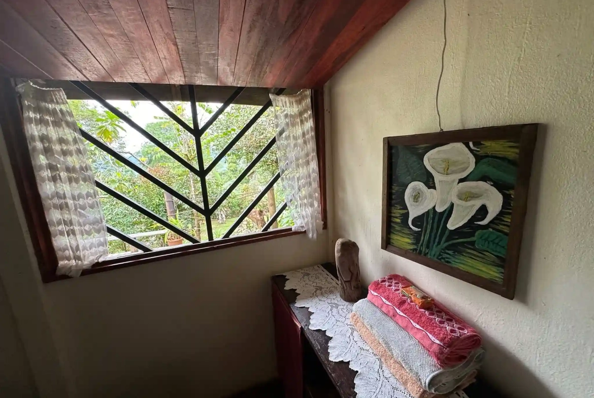 2 Bedroom Mountain Summer Cabina near Tinamaste Costa Rica for Sale by Owner - Window