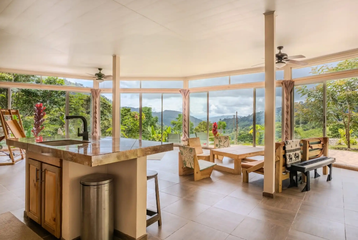 Mountain Retreat Property with Guest House Serenity Mountain Near Ojochal for Sale by Owner